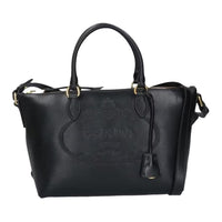 PRADA Leather Shoulder Bag Crossbody Bag Handbag Women's Black