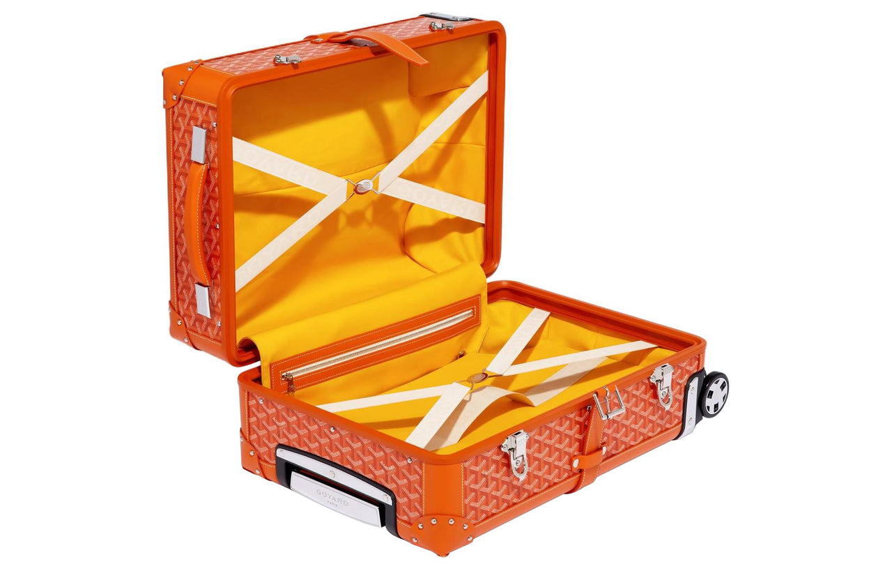 GOYARD Bourget Luggage Orange