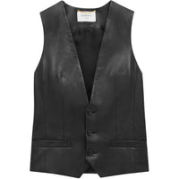 SAINT LAURENT Leather Waistcoat