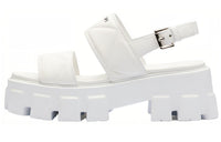 PRADA Monolith Leather Sandals