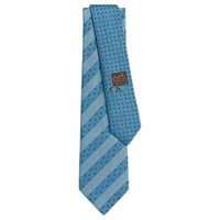 HERMES Mulberry Silk Ties Men's Blue
