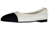 CHANEL Casual Single Shoes Women's White Black