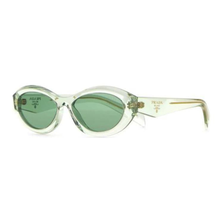 PRADA Acetate Plastic Butterfly Sunglasses Women's Green
