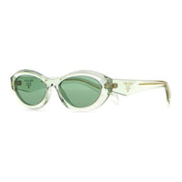PRADA Acetate Plastic Butterfly Sunglasses Women's Green
