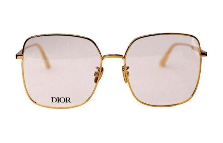 DIOR - Square Sunglasses Men's Gold