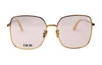 DIOR - Square Sunglasses Men's Gold