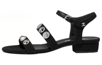 CHANEL Stylish Sandal Women's Black