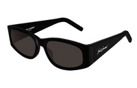 SAINT LAURENT Plate Frame Irregular Shape Sunglasses Unisex