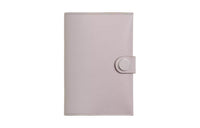 HERMES Evercolor Calfskin Card Holders Passport Holders Men's Light Purple Red