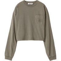 MIU MIU Regular T Shirt Women's Olive Green
