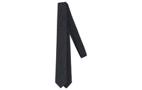 HERMES Ties Men Charcoal Gray/Light Gray