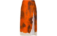 PRADA Casual Long Skirts Women's Orange