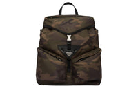 PRADA Re-Nylon Recycled Polyamide Backpack Men's Dark Brown