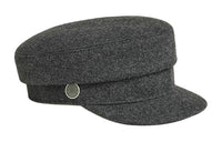 HERMES Wool Berets Women's Mixed Charcoal Black