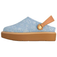 LOUIS VUITTON Aspen Casual Single Shoes Women's Sky Blue