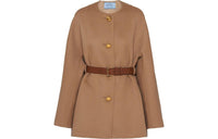 PRADA Coats Women's Brown