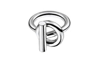 HERMES Rings Unisex Silver