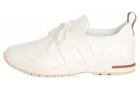 Loro Piana Low Top Casual Shoes Women's White