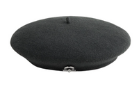 HERMES Wool Berets Women's Black