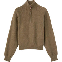 Loro Piana Cashmere Sweater Women's Moss Original Mixed Color