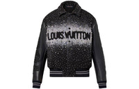 LOUIS VUITTON Leather Jackets Men Black