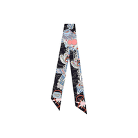 HERMES Silk Scarves Women's Black