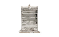 MIU MIU Calfskin Card Holder Women's Silver