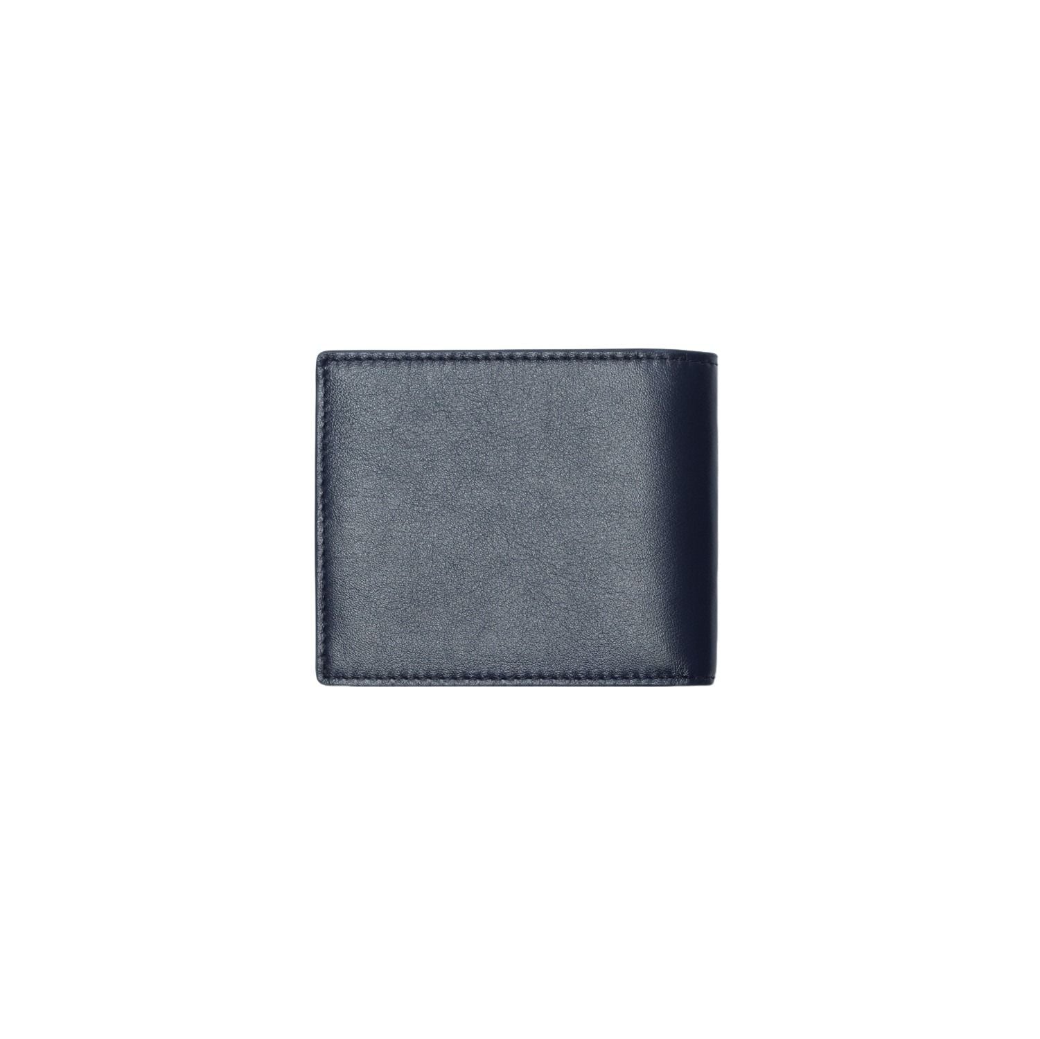 Burberry 26 Pop Check Bifold Wallet 'Midnight Blue' 81189851