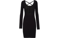 MIU MIU Long-Sleeved Dresses Women's Black