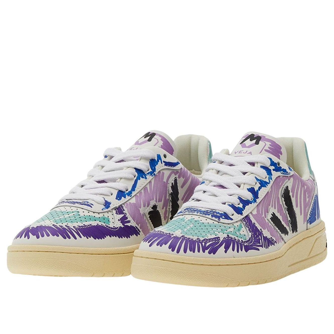 VEJA V-10 Leather x Marni 'Orchid Black' VX0203081A