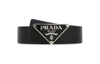 PRADA Leather Belts Unisex 3.5CM