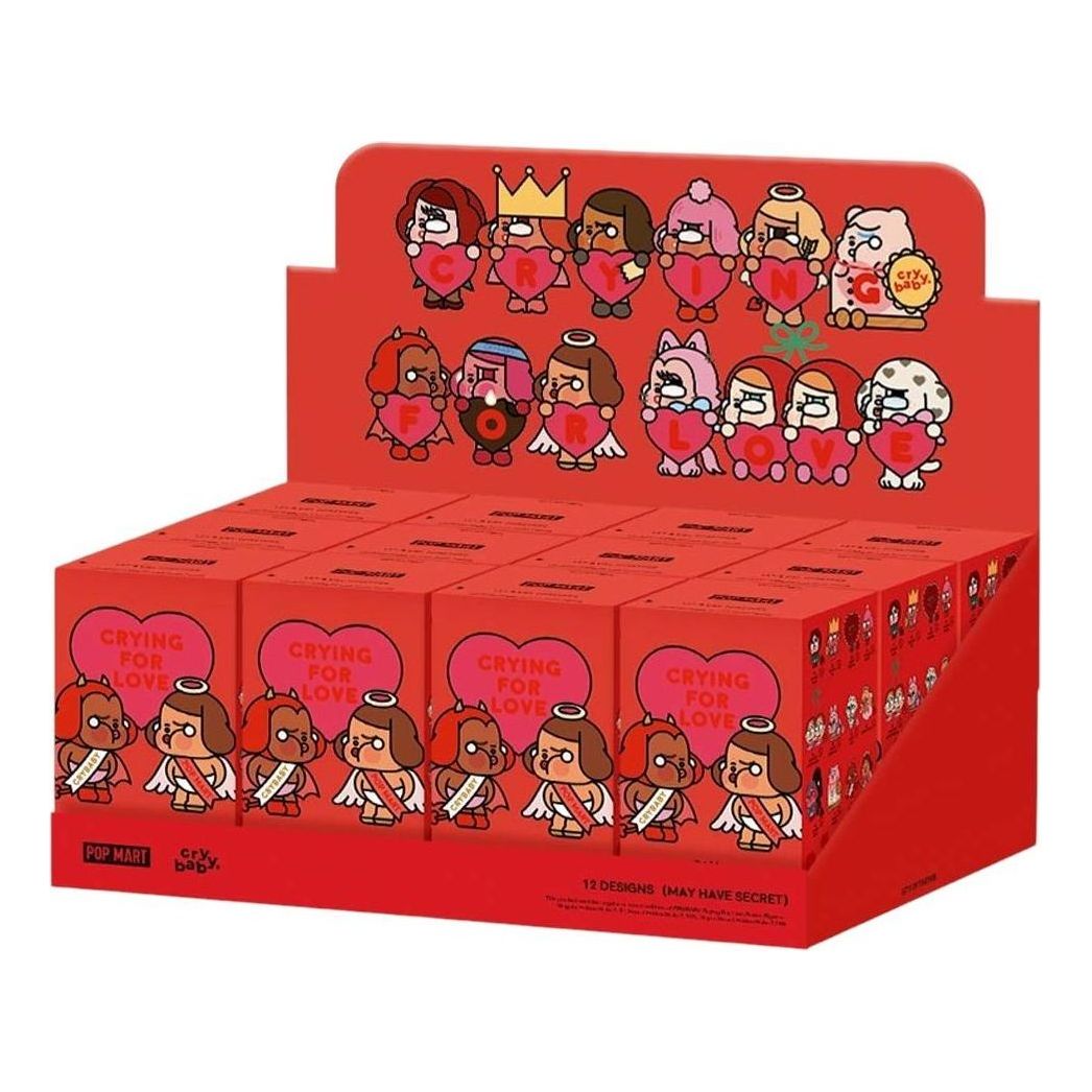 Pop Mart CryBaby Crying For Love Figures Sealed Case (12 Blind Boxes)  PPMT-2501-0049-795246096