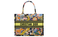 DIOR BookTote Embroidery Tote Bag Shopping Bag Handbag Women's Multicolor