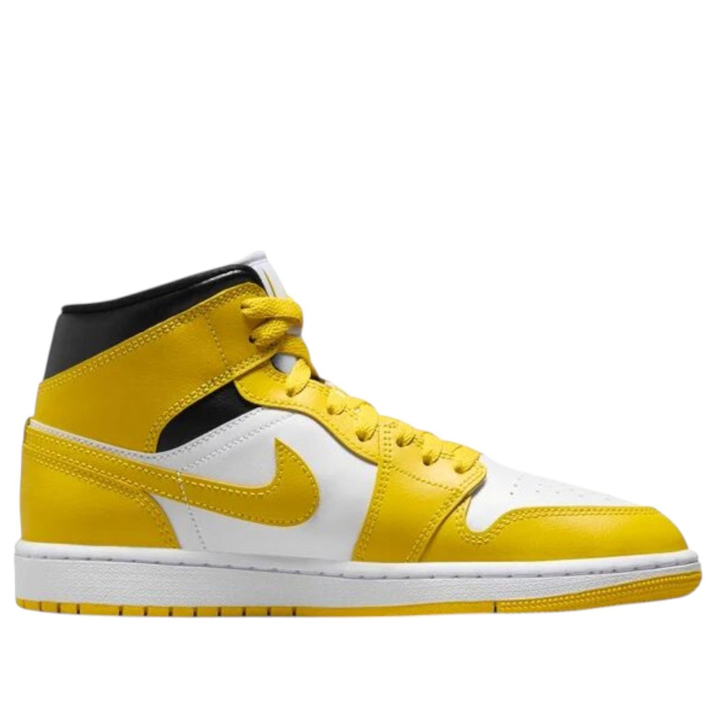 (WMNS) Air Jordan 1 Mid 'Vivid Sulfur ' BQ6472-170