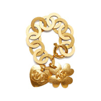 CHANEL Gold-Plated Bracelets Women's Gold
