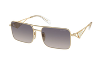 PRADA Irregular Shape Sunglasses Men's Gold