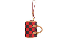 LOUIS VUITTON Canvas With Leather Pillow Bag Decorative Bag Accessory Men's Red & Black
