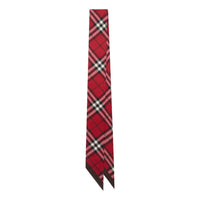 (WMNS) Burberry 25 Checked Silk Scarf 'Red' 81103671