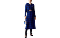 CHANEL Casual Long Skirts Women's Blue