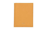 CELINE Grained Calfskin Wallet Women's Yellow
