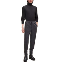 HERMES Knitted Sports Pants Men's Charcoal Gray
