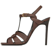 SAINT LAURENT Tribute High Heels Women's Chocolate