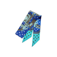 HERMES - Silk Scarves Women's Blue