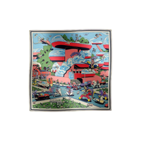 HERMES Cashmere Knit Scarves Women's Multicolor