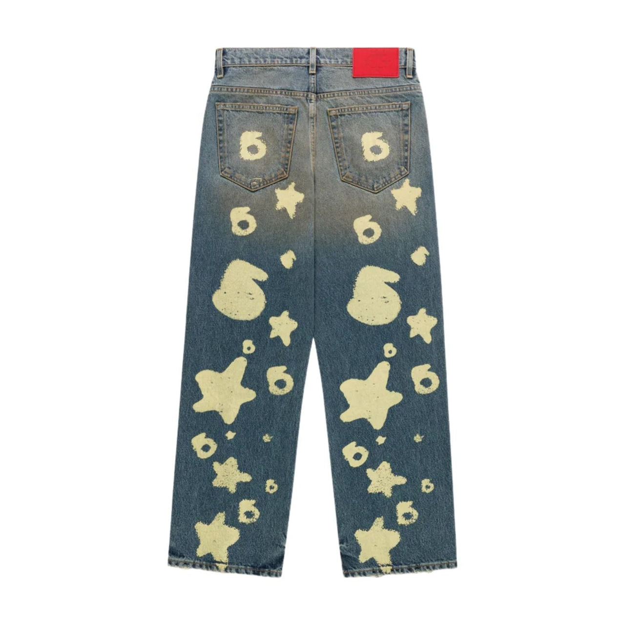 SP5DER Beluga Stamp Denim Pant 'Indigo' PA007SS27ING