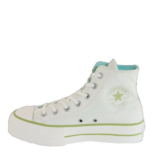 (WMNS) Converse Chuck Taylor All Star Lift Platform 'White Green' A08218F