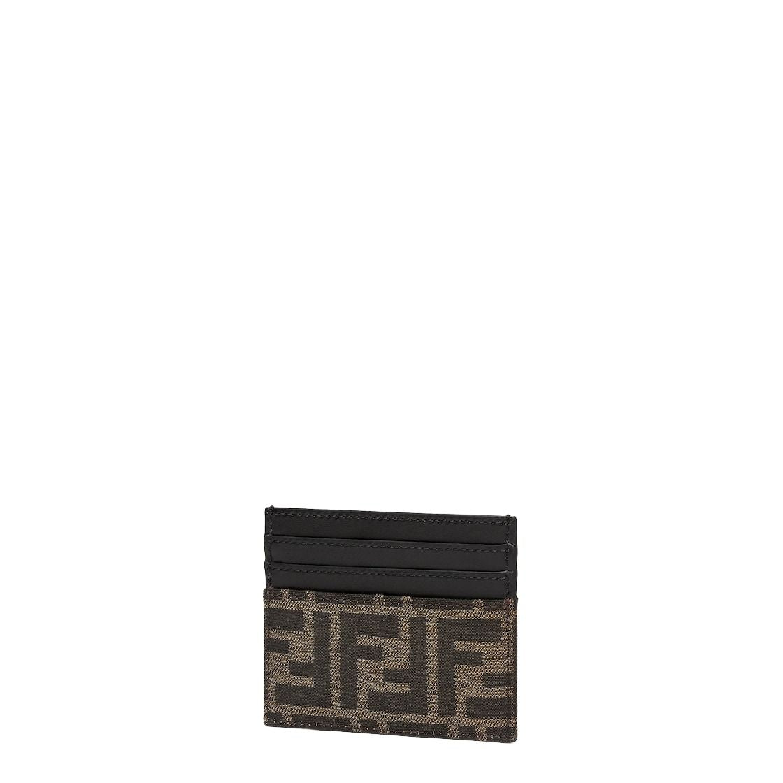 Fendi SS26 FF Jacquard Card Holder 'Brown' 7M0164ALWKF0L3T