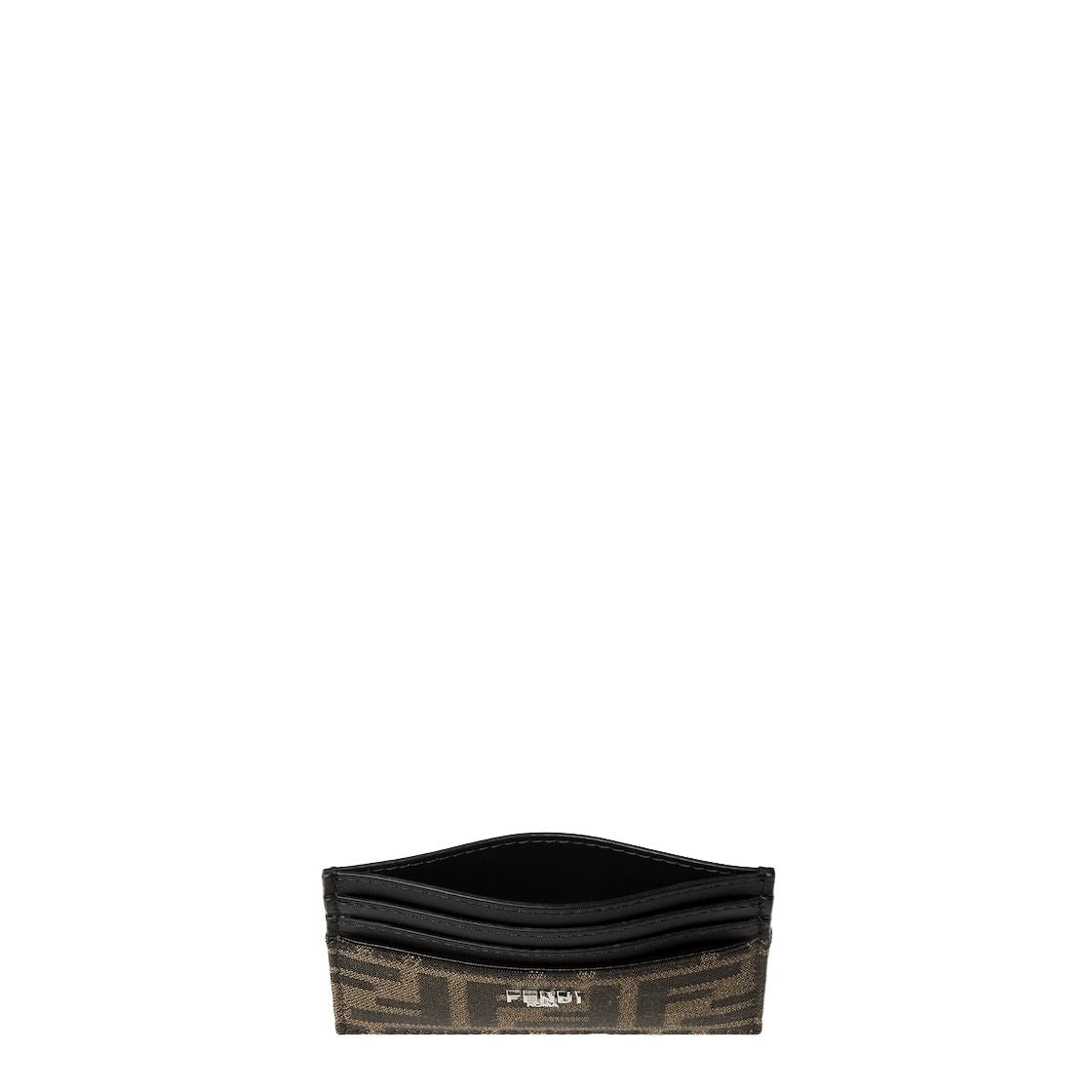 Fendi SS26 FF Jacquard Card Holder 'Brown' 7M0164ALWKF0L3T