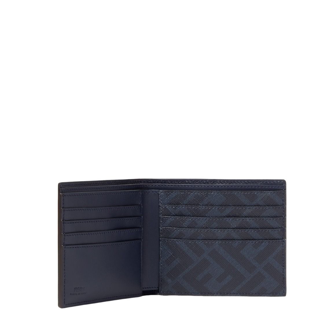 Fendi SS26 Squared FF Wallet 'Dark Blue' 7M0356AV86F1USH