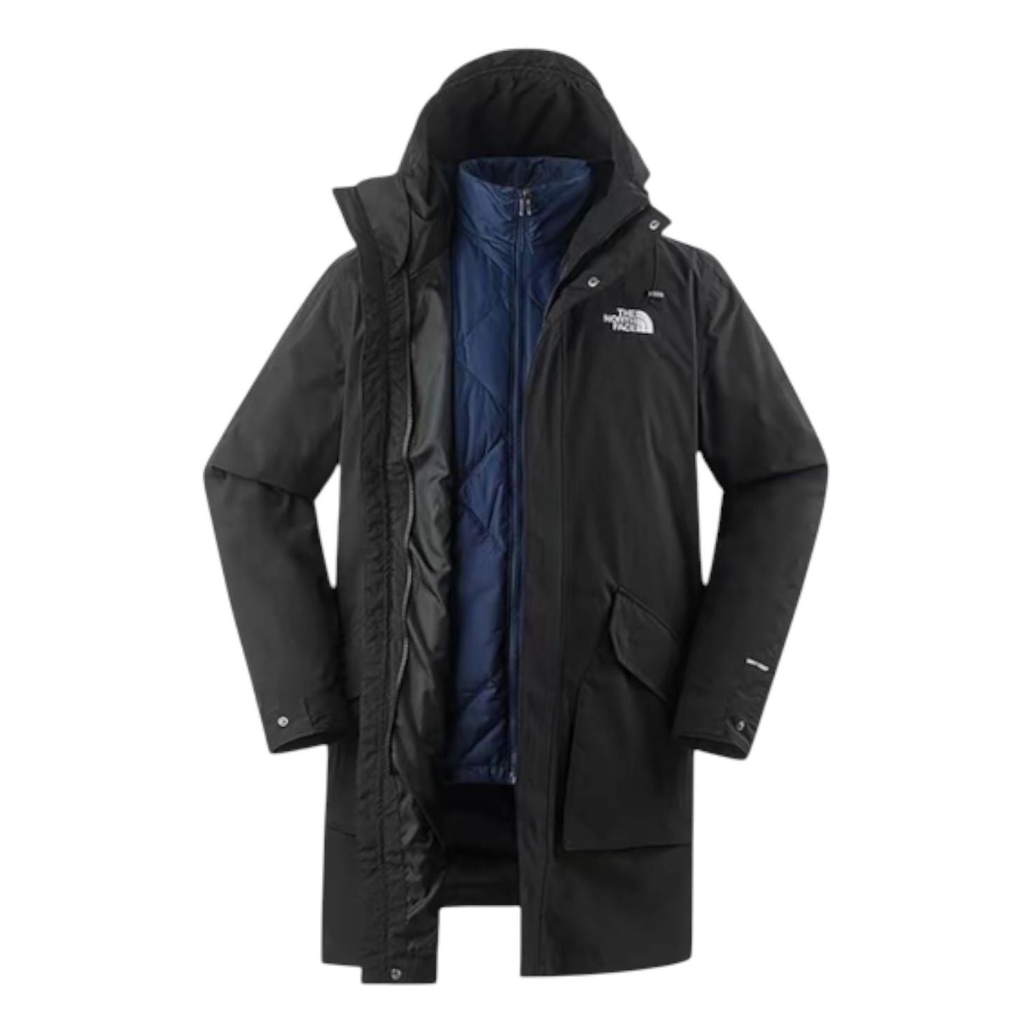 THE NORTH FACE 2 In 1 Outdoor Jacket 'Black' 7QT592H